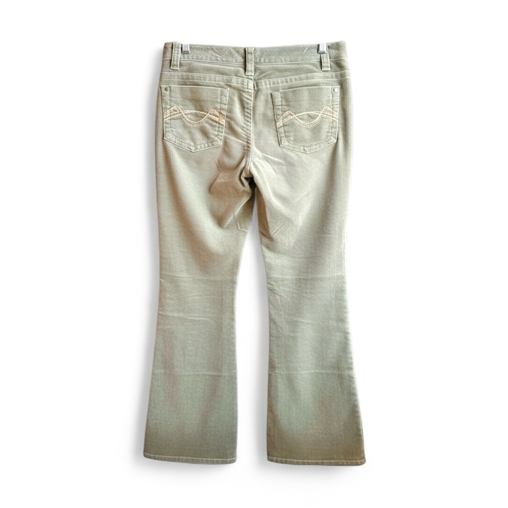 Target Mossimo Y2K Sage Green Flare Women's Corduroy’s - Picture 5 of 8
